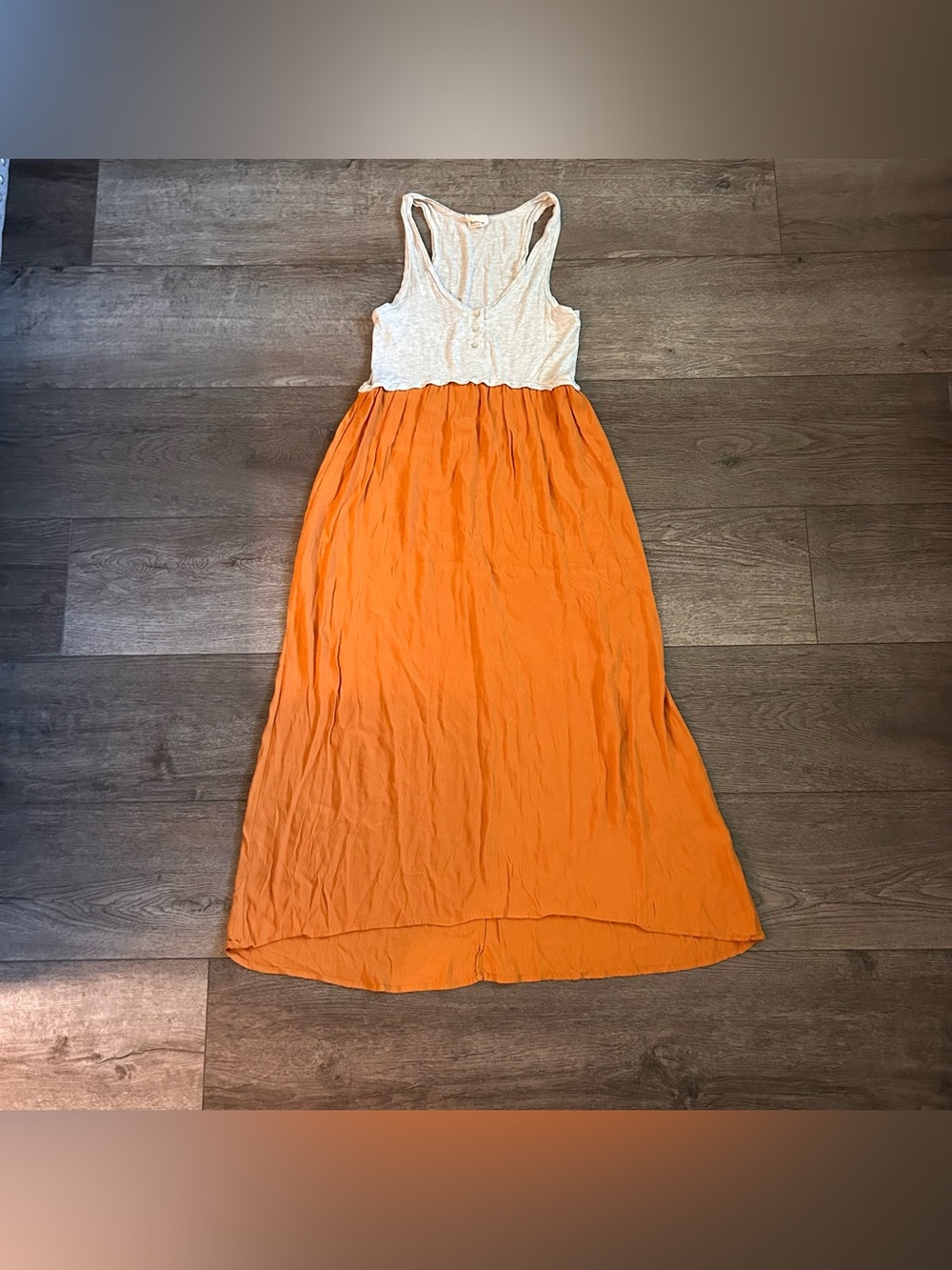 Three Bird Nest Sleeveless Casual Cottagcore Maxi Dress Size Small